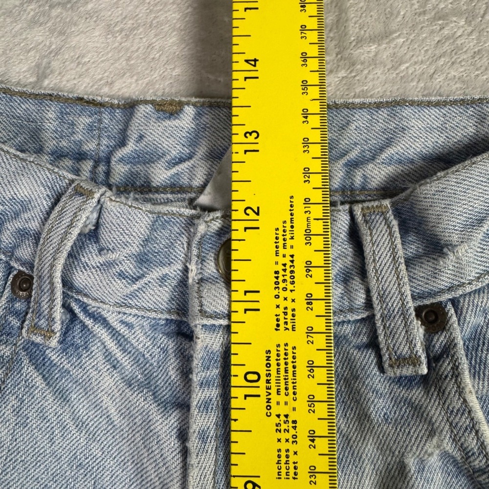 Vintage Lucky Brand Womens Dugarees Jeans Size 10 30 Relaxed Fit Light Wash USA - Picture 13 of 15